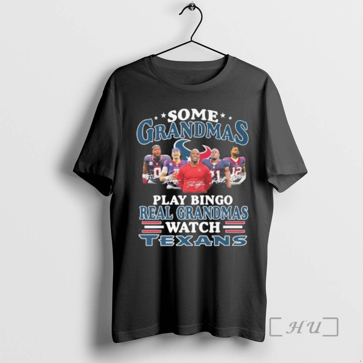 Officials Some Grandmas Play Bingo Real Grandmas Watch Houston Texans Playoffs T-Shirts, Hoodie, Sweatshirt - T-Shirt, Sweatshirt, Hoodie