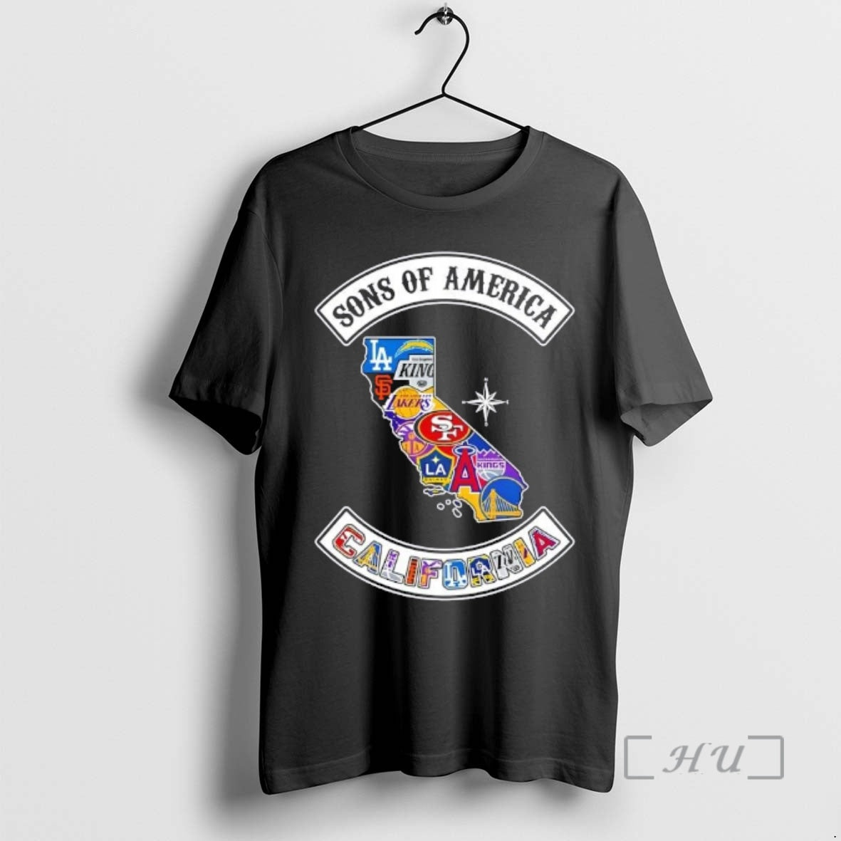 Officials Son America California Map Sports Logos Combine T-Shirts, Hoodie, Sweatshirt - T-Shirt, Sweatshirt, Hoodie