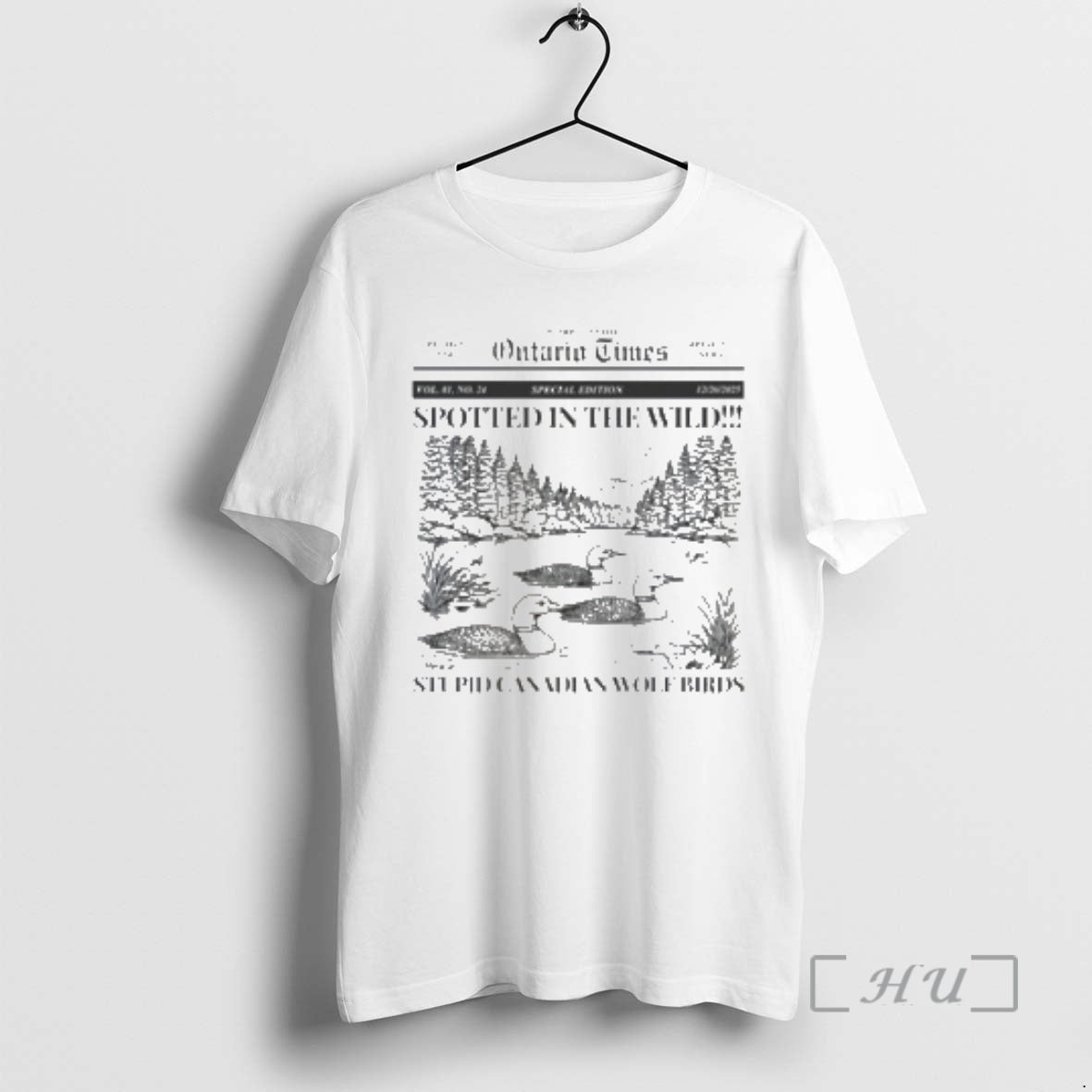 Officials Spotted Wild Canada Nature Stupid Canadian Wolf Bird T-Shirts, Hoodie, Sweatshirt - T-Shirt, Sweatshirt, Hoodie