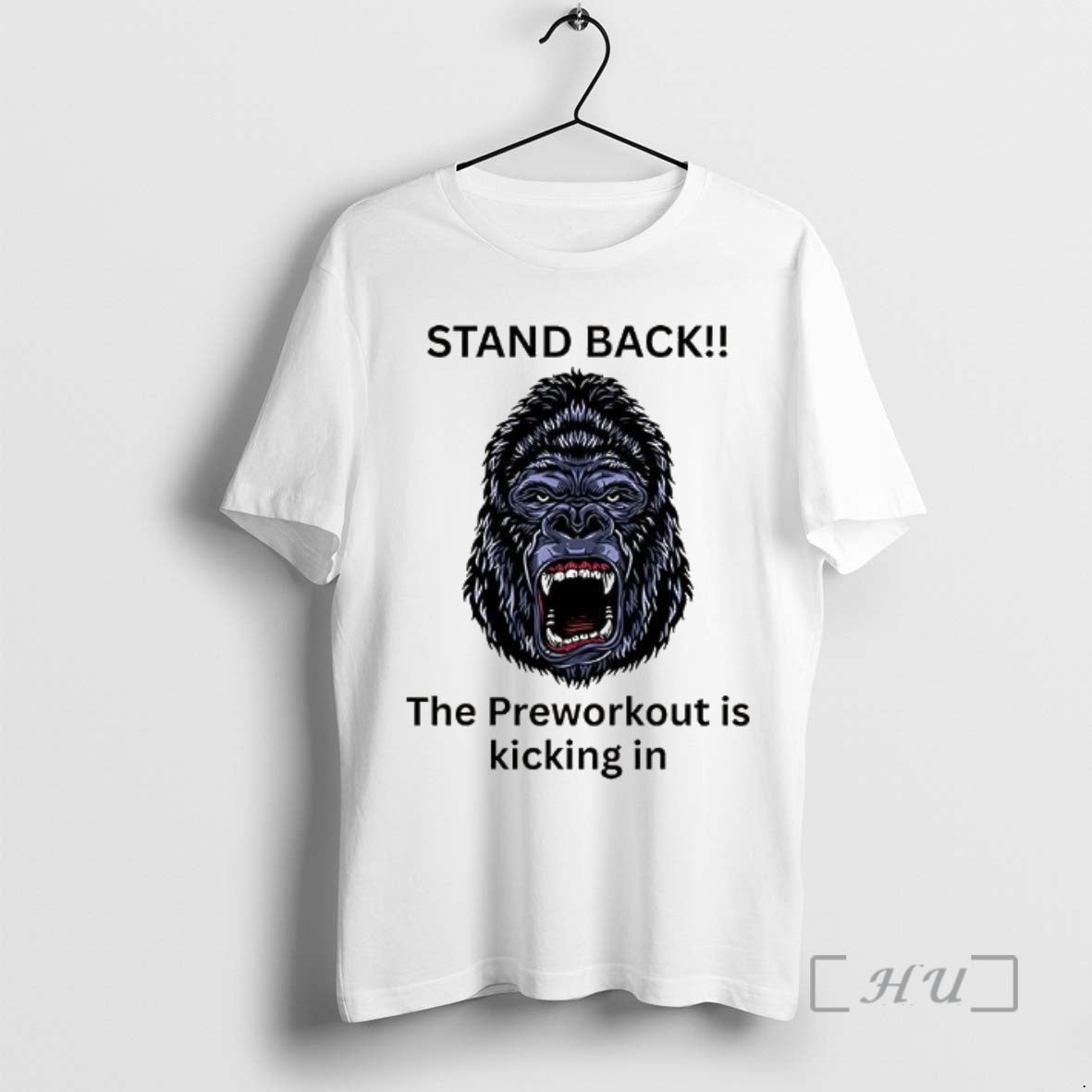 Officials Stand Back Preworkout Is Kicking Gorilla Face T-Shirts, Hoodie, Sweatshirt - T-Shirt, Sweatshirt, Hoodie