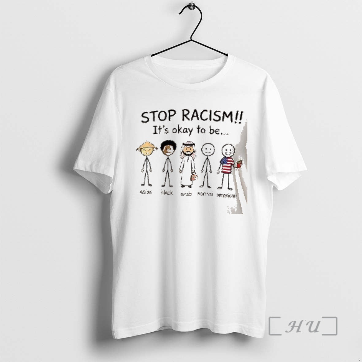 Officials Stop Racism Okay Be Asian Black Arab Normal American T-Shirts, Hoodie, Sweatshirt - T-Shirt, Sweatshirt, Hoodie