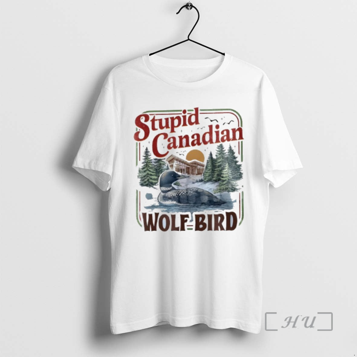 Officials Stupid Canadian Wolf Bird Vintage T-Shirts, Hoodie, Sweatshirt - T-Shirt, Sweatshirt, Hoodie
