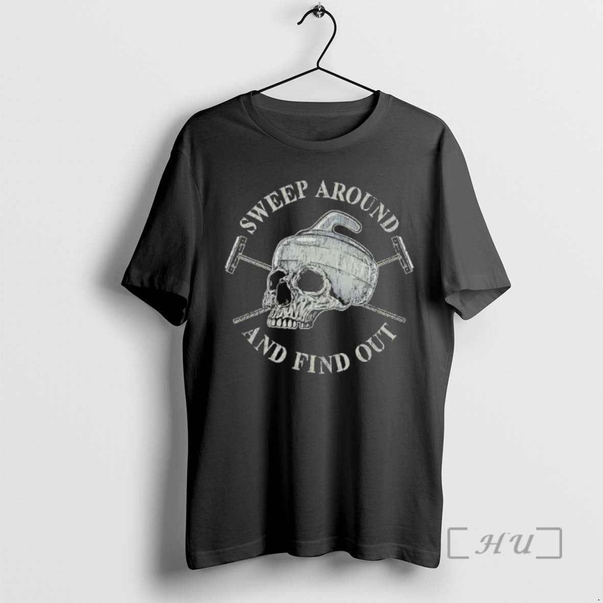 Officials Sweep Around Find Out Skull Hockey T-Shirts, Hoodie, Sweatshirt - T-Shirt, Sweatshirt, Hoodie