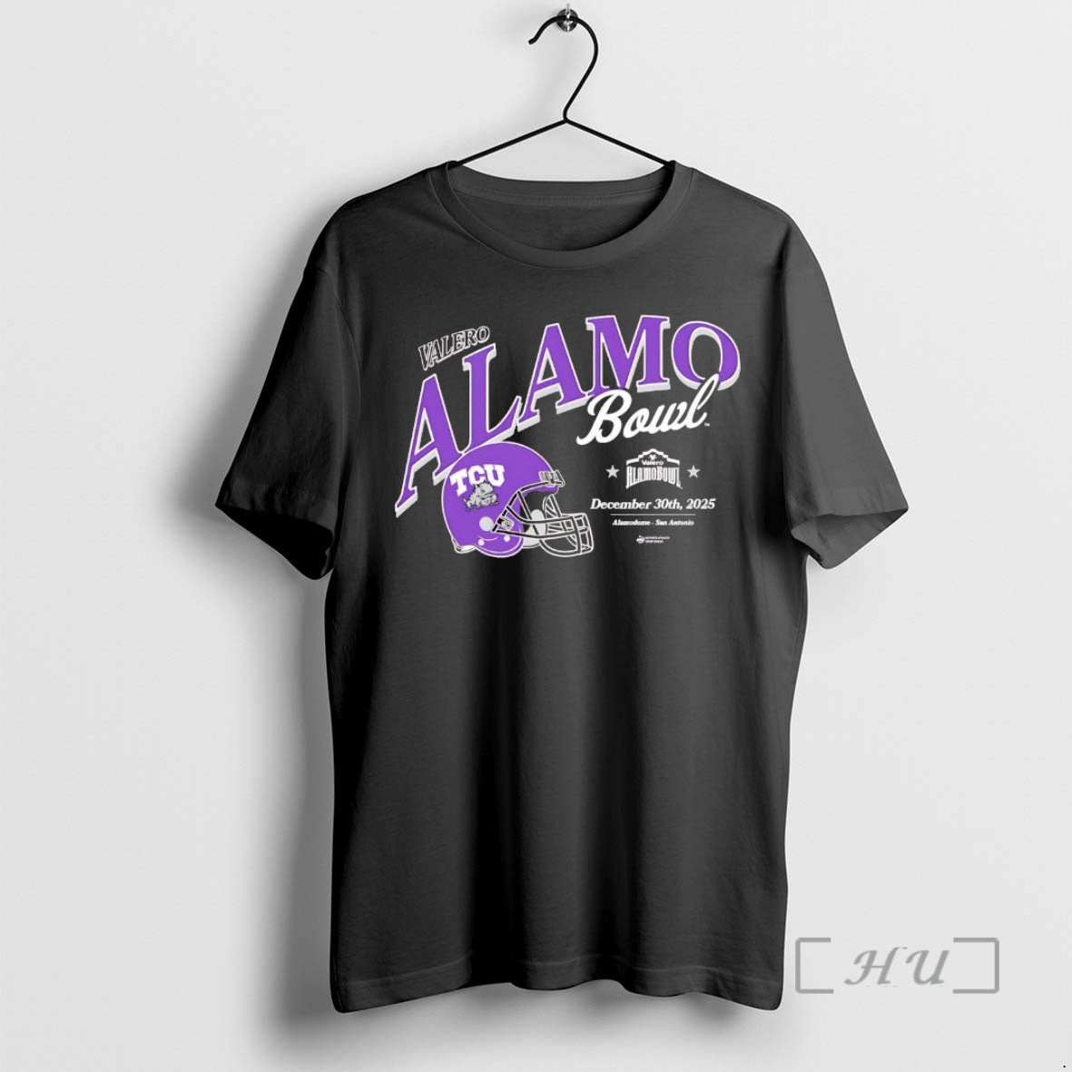 Officials Tcu Horned Frogs 2025 Valero Alamo Bowl Helmet Chriast T-Shirts, Hoodie, Sweatshirt - T-Shirt, Sweatshirt, Hoodie