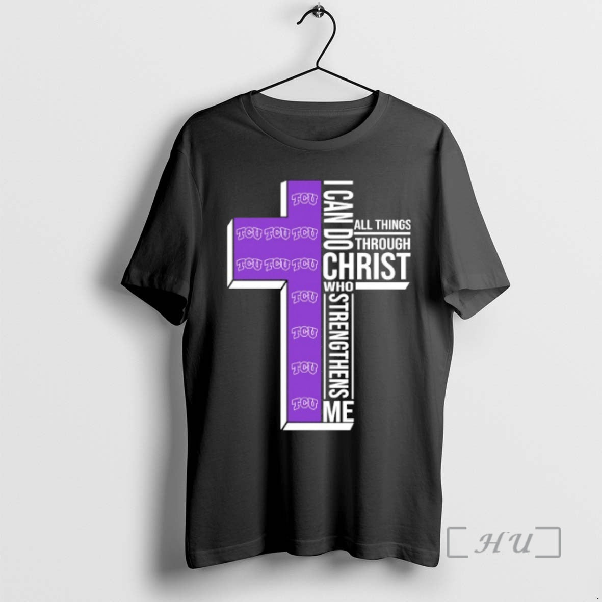 Officials Tcu Horned Frogs Cross I Can Do All Things Through Christ Who Strengthen Me T-Shirts, Hoodie, Sweatshirt - T-Shirt, Sweatshirt, Hoodie