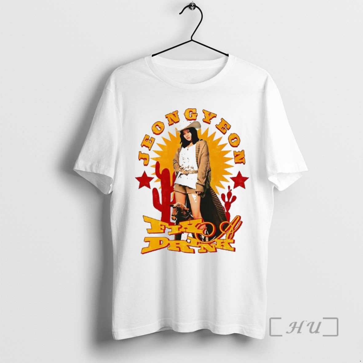 Officials Twice Jeongyeon Fix Drink Cowgirl Vintage T-Shirts, Hoodie, Sweatshirt - T-Shirt, Sweatshirt, Hoodie