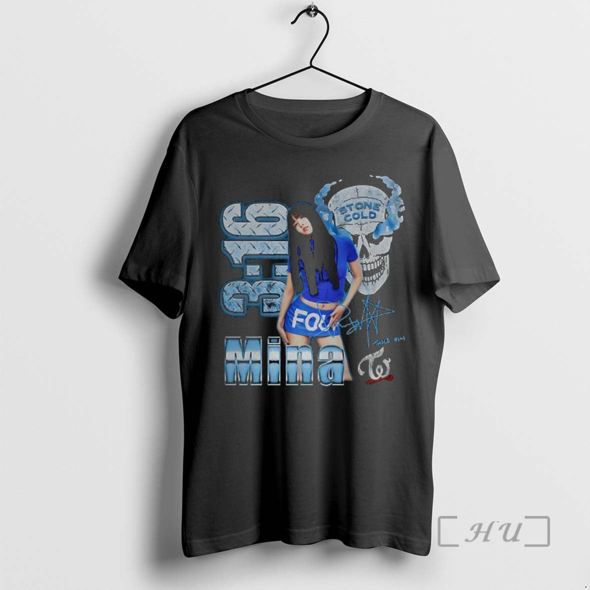 Officials Twice Mina Stone Cold Skull Burning 3 16 Signature T-Shirts, Hoodie, Sweatshirt - T-Shirt, Sweatshirt, Hoodie