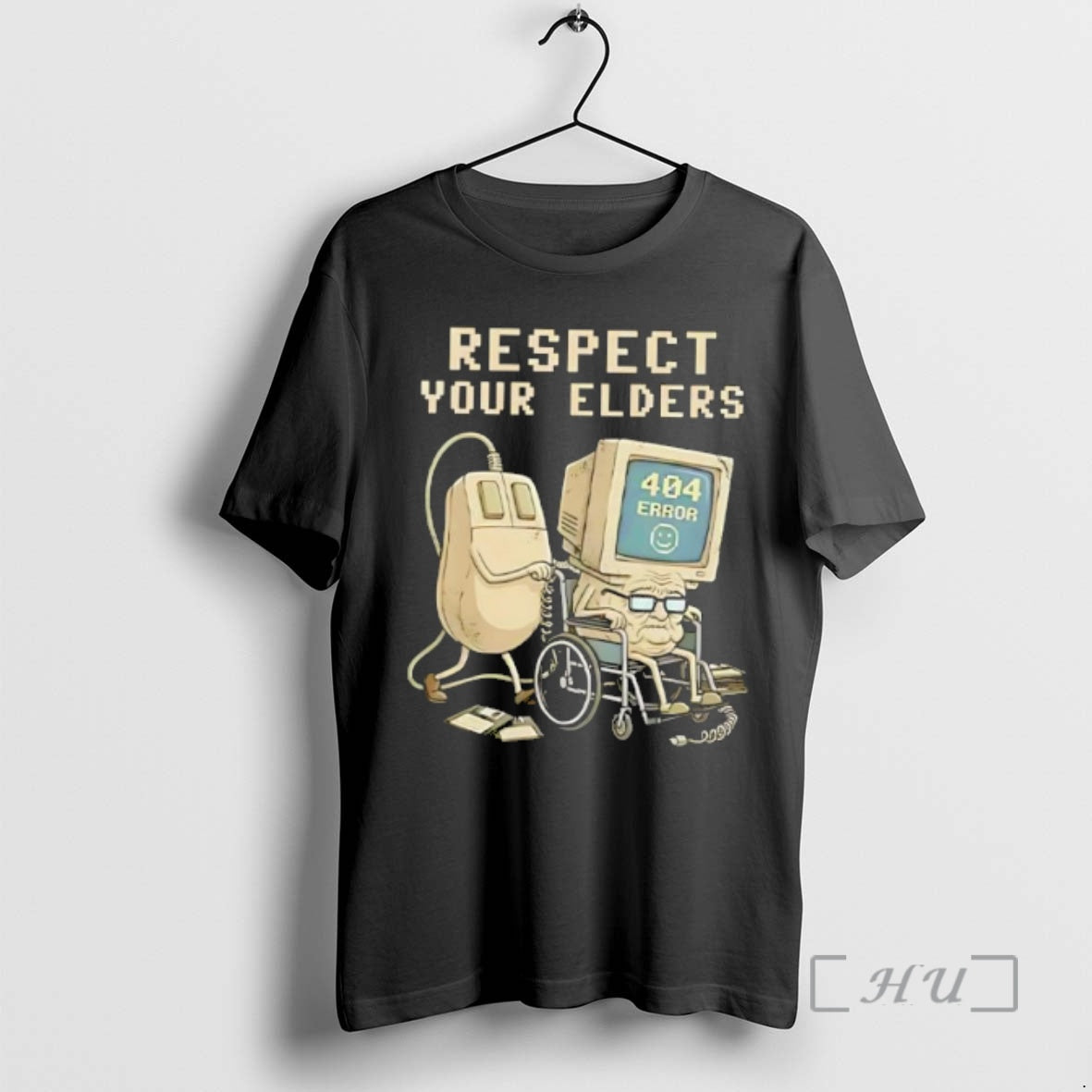 Officials Tech 404 Error Hilarious Respect Your Elders Retro T-Shirts, Hoodie, Sweatshirt - T-Shirt, Sweatshirt, Hoodie
