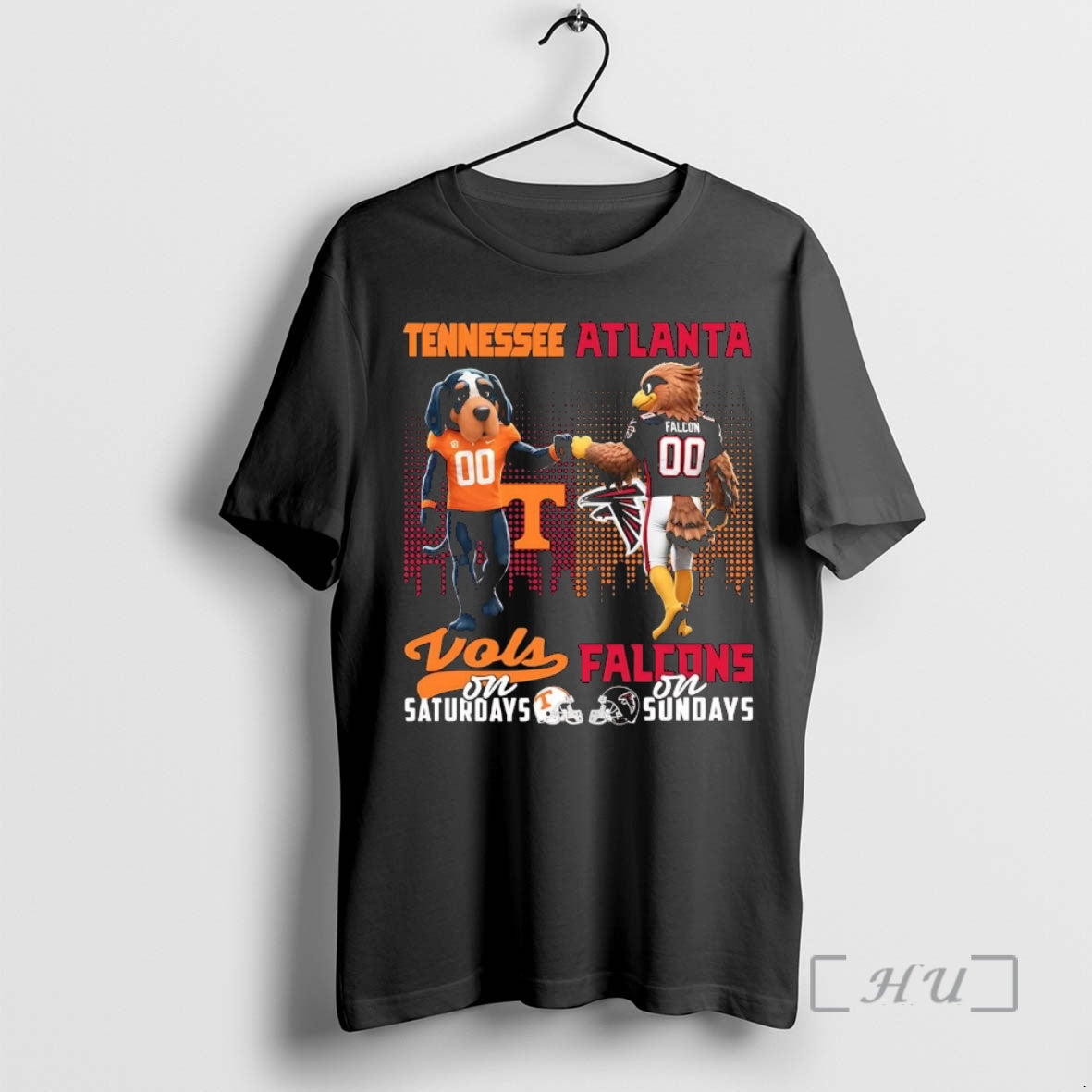 Officials Tennessee Volunteers Saturdays Atlanta Falcons Sundays Mascot T-Shirts, Hoodie, Sweatshirt - T-Shirt, Sweatshirt, Hoodie