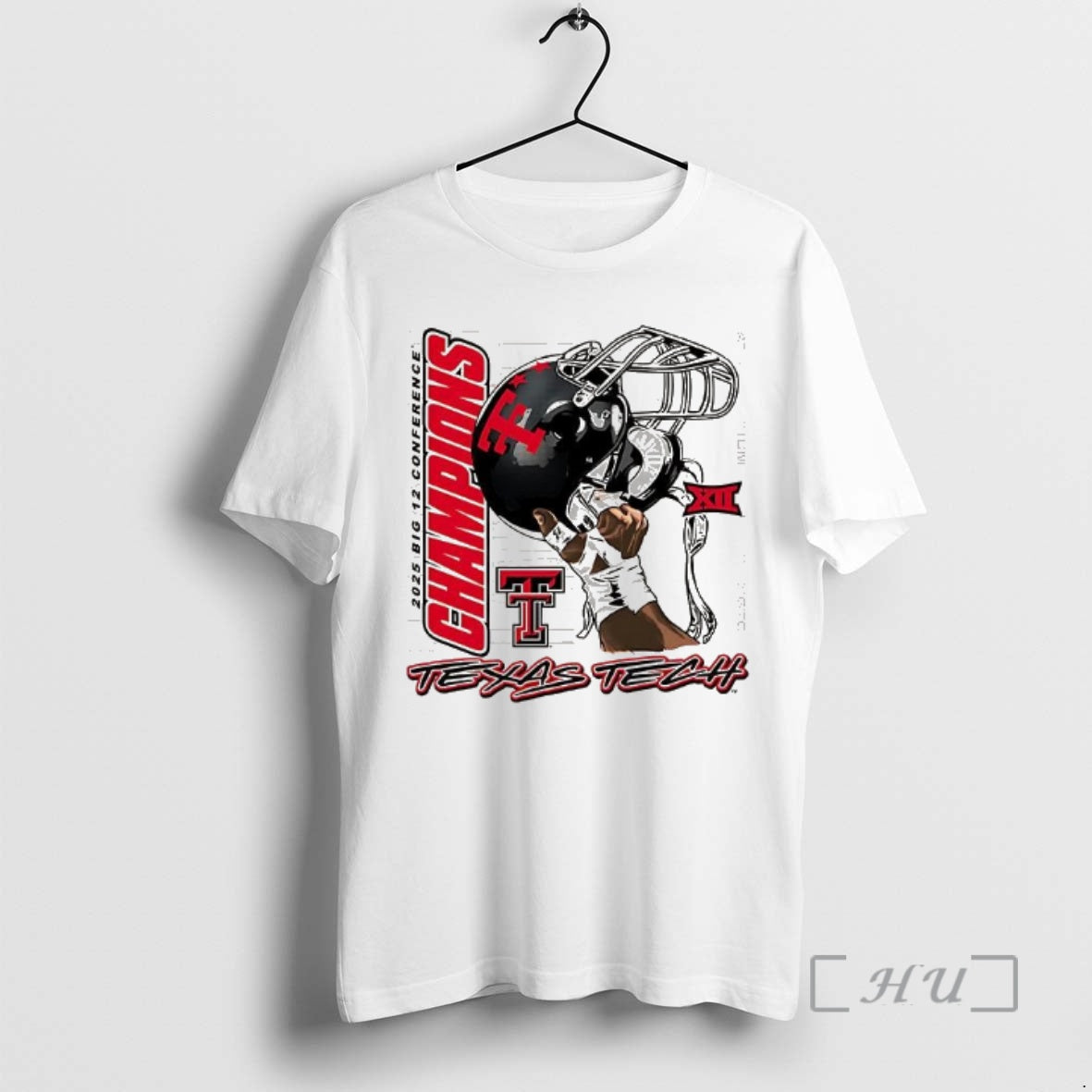 Officials Texas Tech Red Raiders Raise Em Up Big 12 Conference Champions Helmet T-Shirts, Hoodie, Sweatshirt - T-Shirt, Sweatshirt, Hoodie