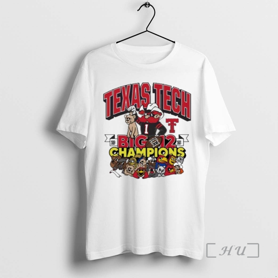 Officials Texas Tech Red Raiders Victory Winning Big 12 Football Champs Mascots T-Shirts, Hoodie, Sweatshirt - T-Shirt, Sweatshirt, Hoodie