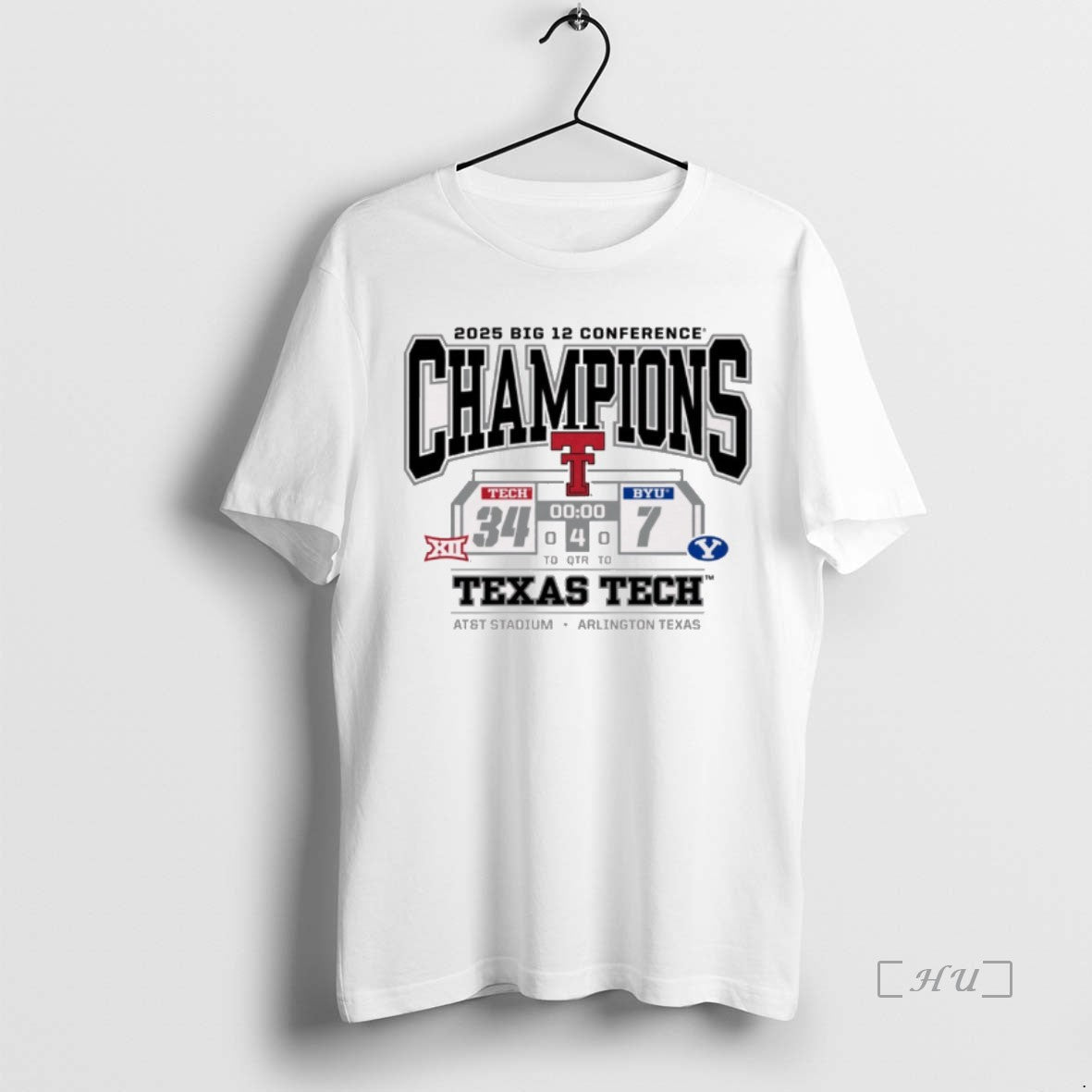 Officials Texas Tech Red Raiders Vs Byu Cougars 2025 Big 12 Football Conference Champions Score T-Shirts, Hoodie, Sweatshirt - T-Shirt, Sweatshirt, Hoodie