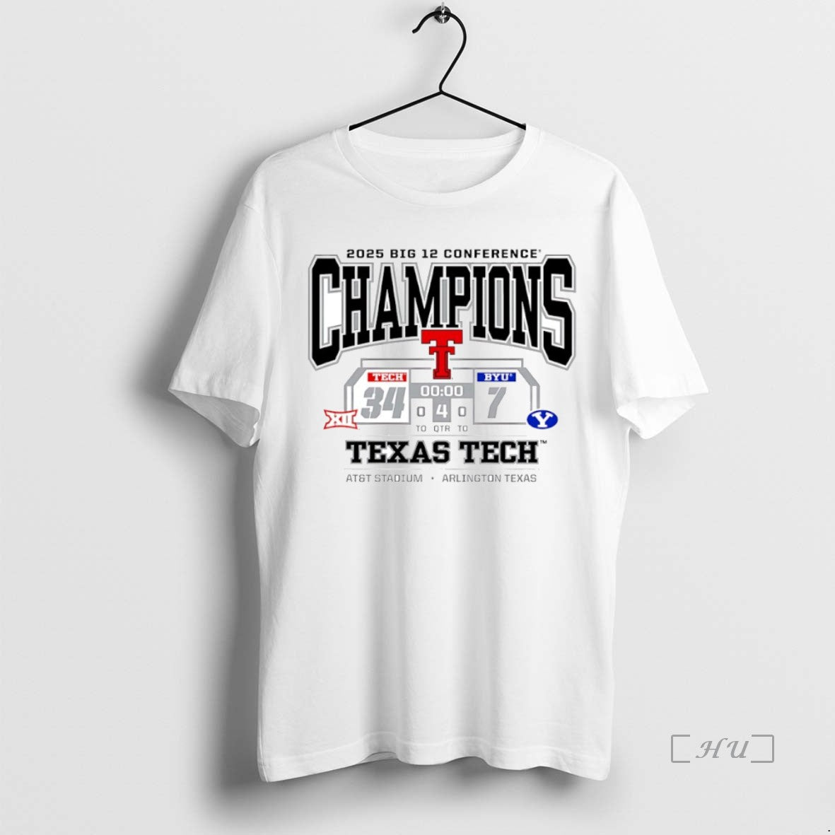 Officials Texas Tech Red Raiders Vs Byu Cougars 2025 Big 12 Conference Champions Score Circle T-Shirts, Hoodie, Sweatshirt - T-Shirt, Sweatshirt, Hoodie