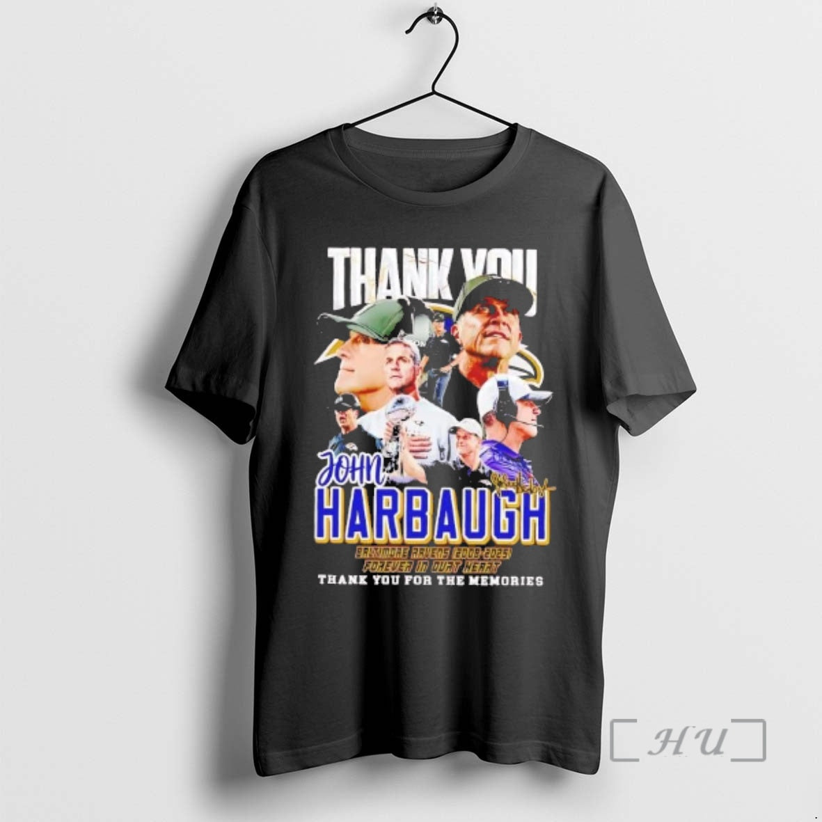 Officials Thank You John Harbaugh Ravens 2008 2025 Forever Our Heart T-Shirts, Hoodie, Sweatshirt - T-Shirt, Sweatshirt, Hoodie
