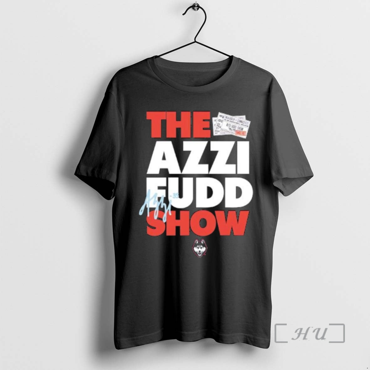 Officials Azzi Fudd Show Uconn Huskies Logo T-Shirts, Hoodie, Sweatshirt - T-Shirt, Sweatshirt, Hoodie