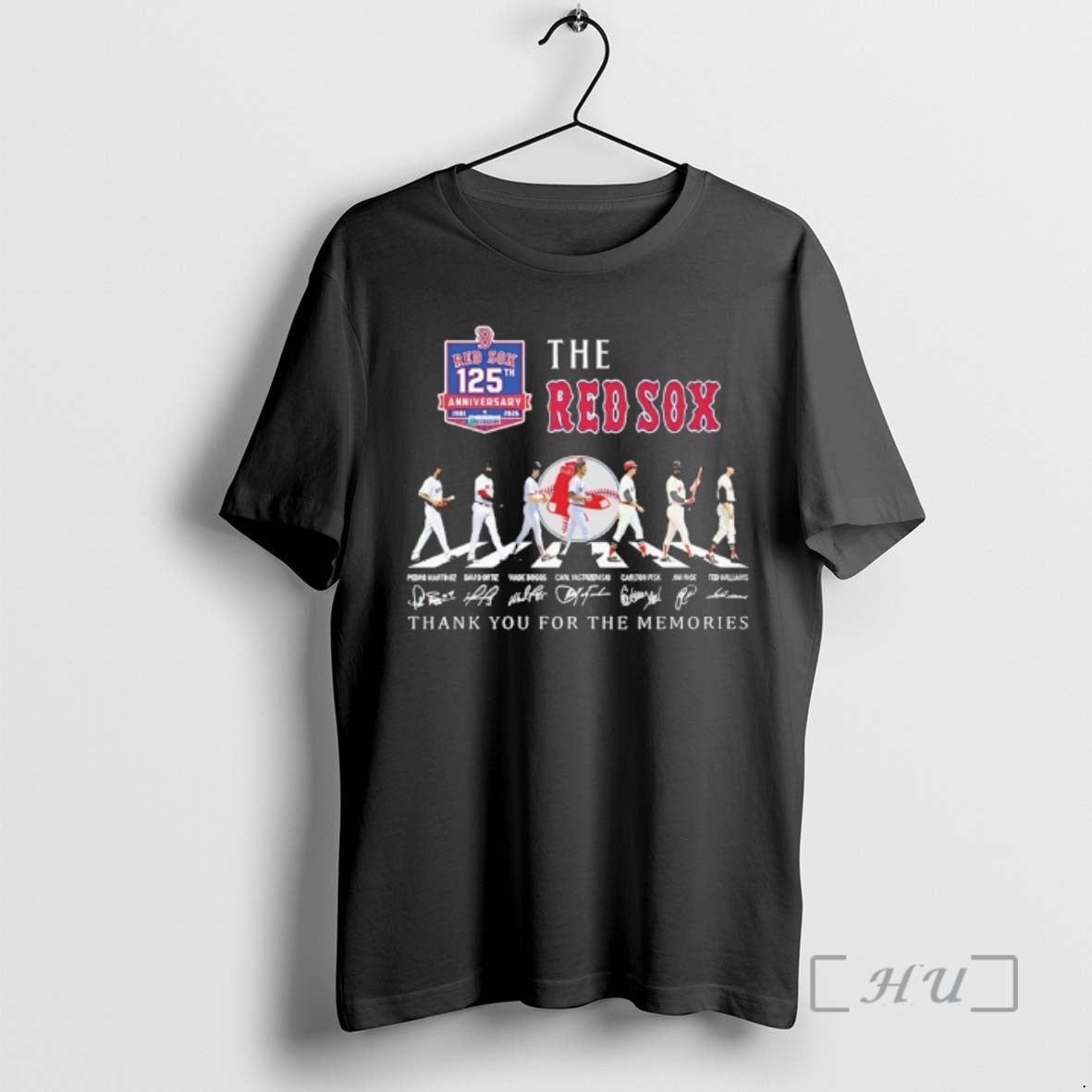 Officials Boston Red Sox Players Walking Abbey Road 125th Anniversary Thank You T-Shirts, Hoodie, Sweatshirt - T-Shirt, Sweatshirt, Hoodie