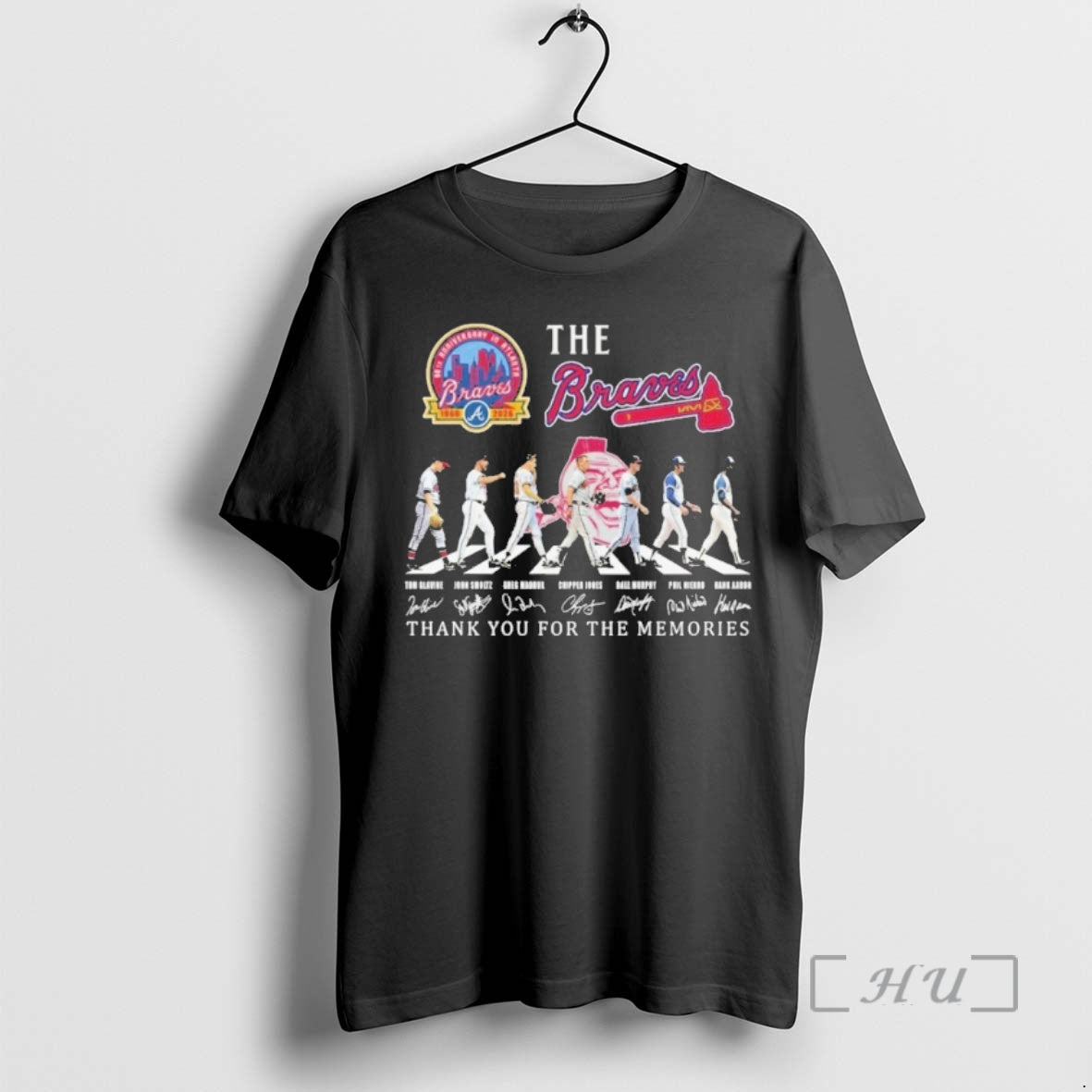Officials Braves Team Player Abbey Road Signature Thank You Memories T-Shirts, Hoodie, Sweatshirt - T-Shirt, Sweatshirt, Hoodie