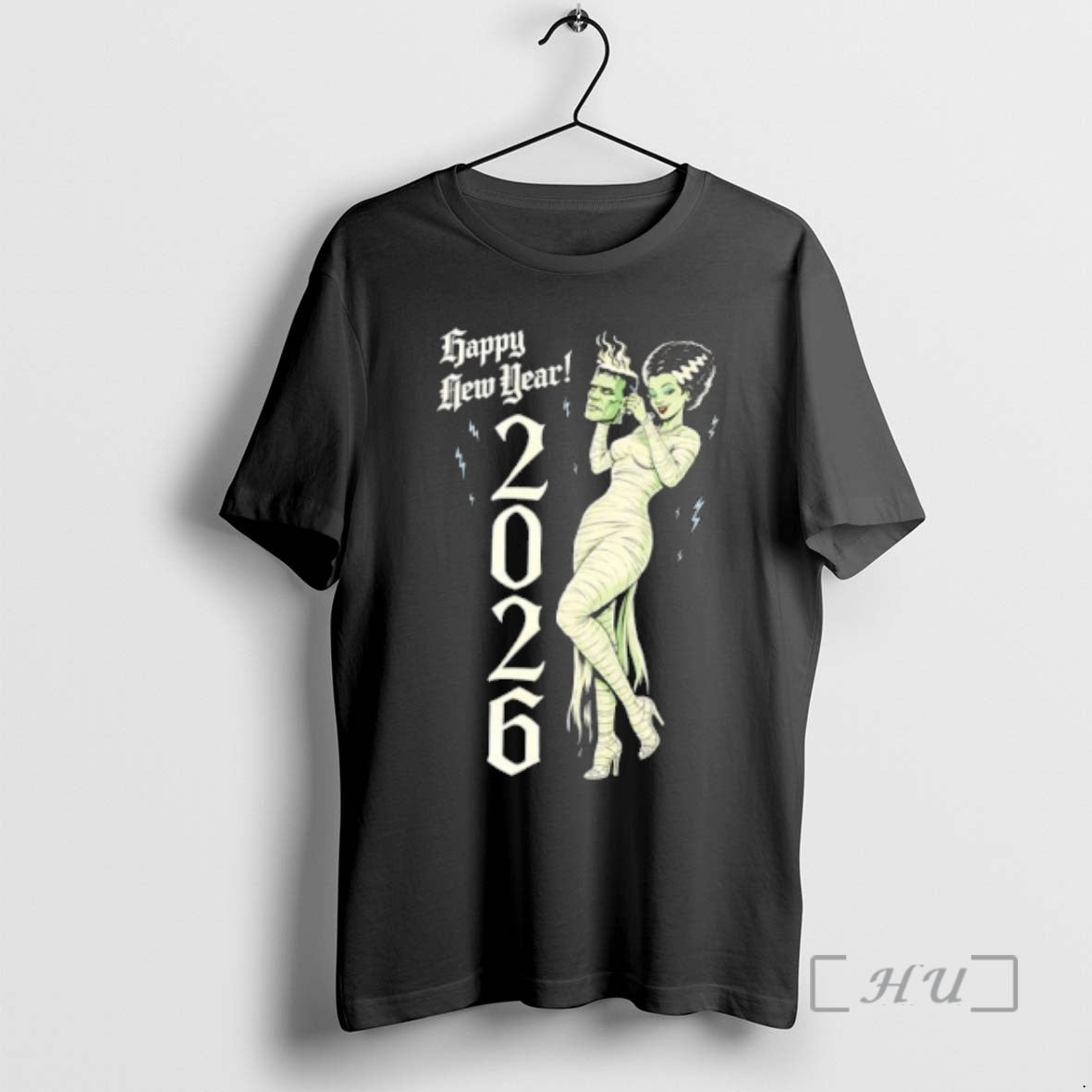 Officials Bride Frankenstein Happy New Year 2026 T-Shirts, Hoodie, Sweatshirt - T-Shirt, Sweatshirt, Hoodie