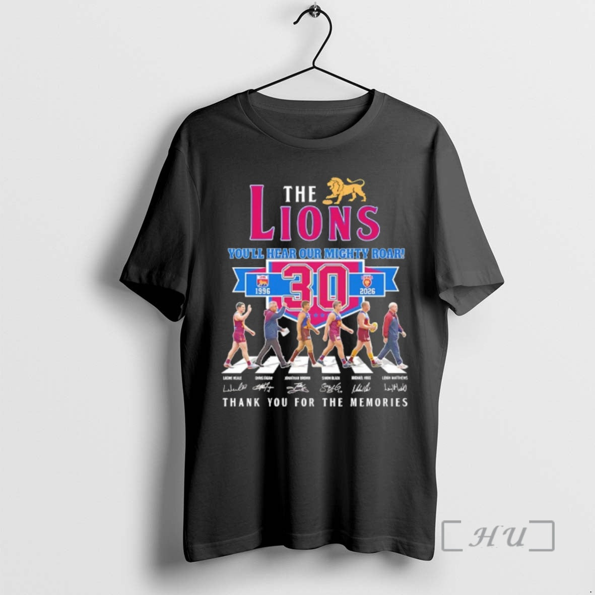 Officials Brisbane Lions Youll Hear Our Mighty Roar 30th 1996 206 Thank You T-Shirts, Hoodie, Sweatshirt - T-Shirt, Sweatshirt, Hoodie