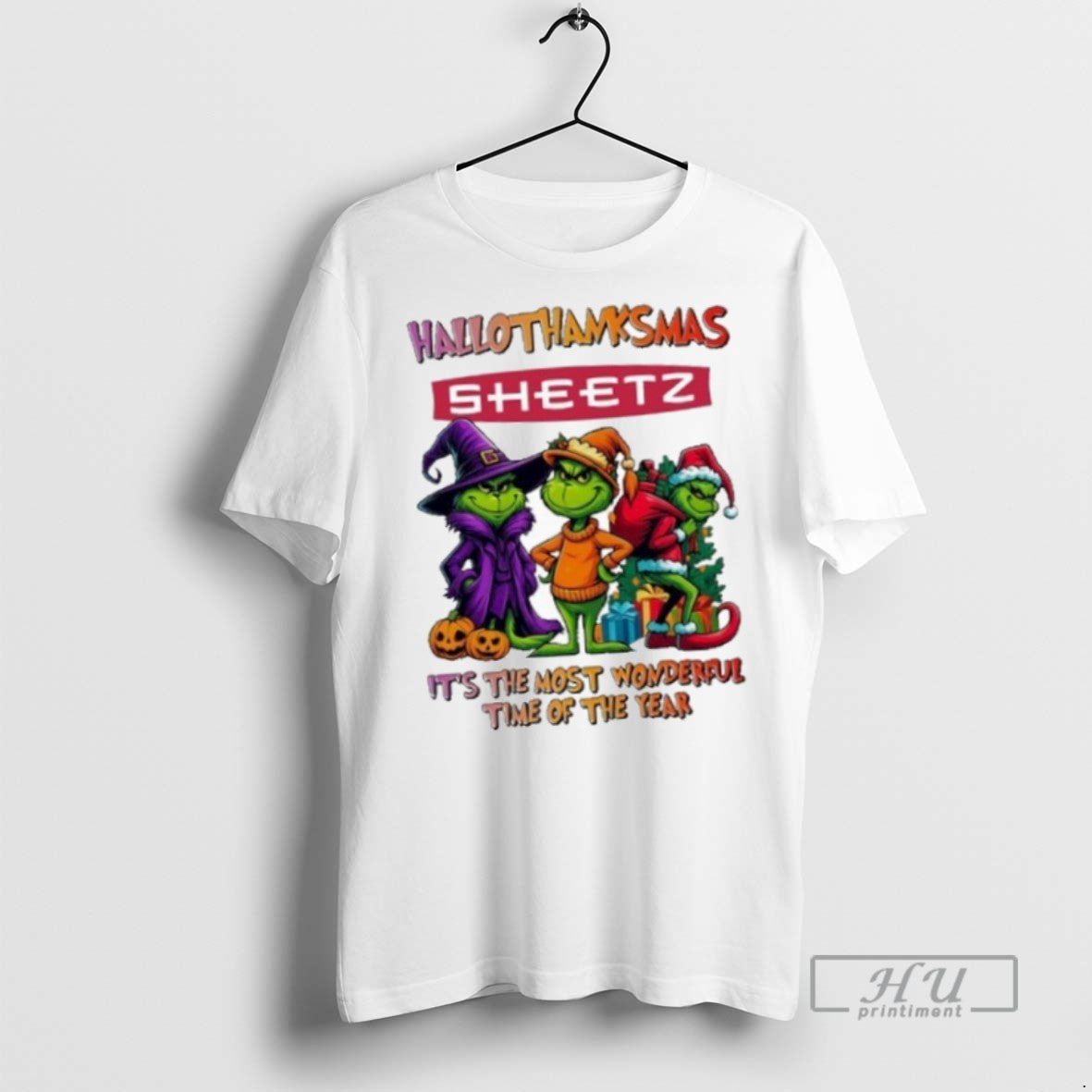 Officials Grinch Sheetz Logo Hallothanksmas Most Time Year T-Shirts, Hoodie, Sweatshirt - T-Shirt, Sweatshirt, Hoodie