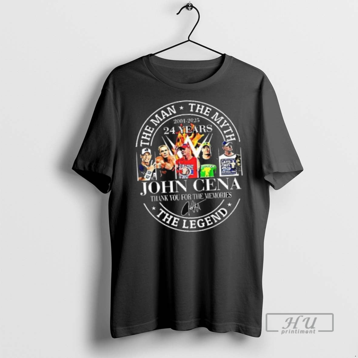 Officials Man Myth Legend John Cena 2001 2025 24 Years Long Sleve T-Shirts, Hoodie, Sweatshirt - T-Shirt, Sweatshirt, Hoodie