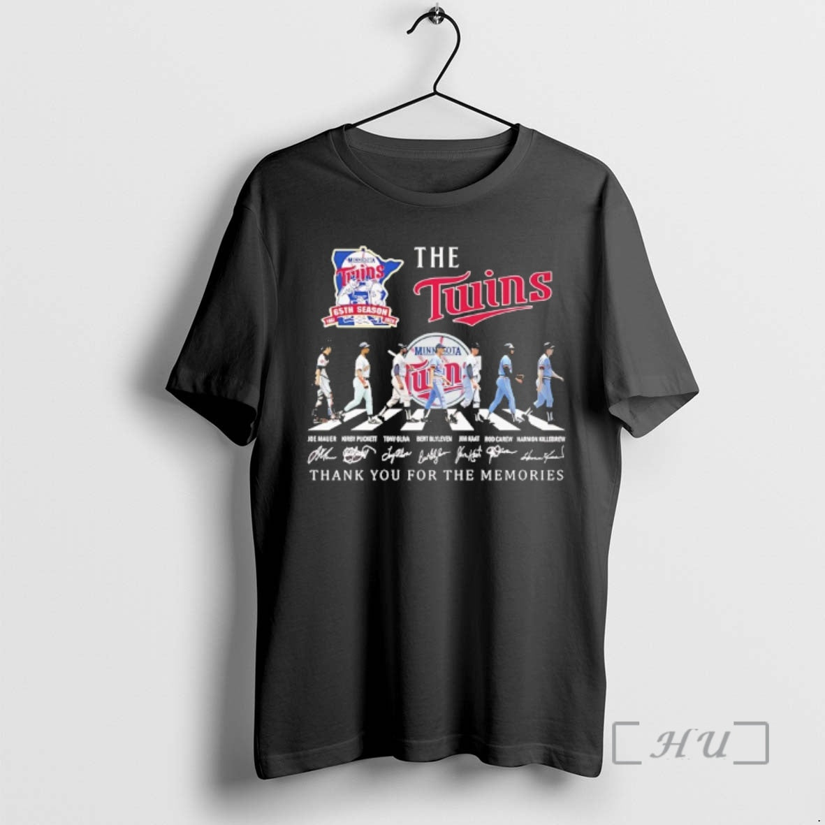 Officials Minnesota Twins Players Walking Abbey Road 65th Seasons Thank You Memories T-Shirts, Hoodie, Sweatshirt - T-Shirt, Sweatshirt, Hoodie