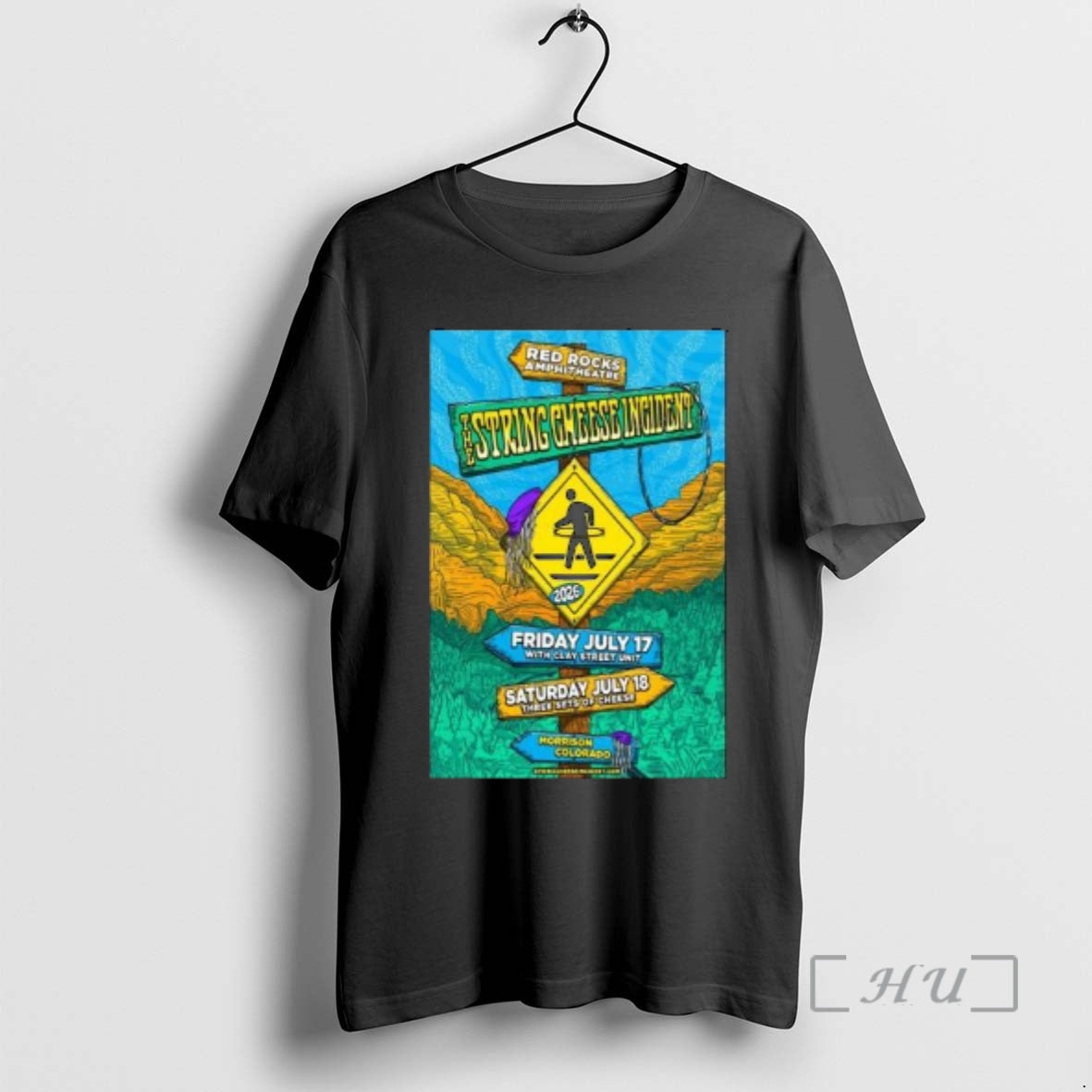 Officials String Cheese Incident July 17 18 2026 Morrison Tour Circle Black T-Shirts, Hoodie, Sweatshirt - T-Shirt, Sweatshirt, Hoodie