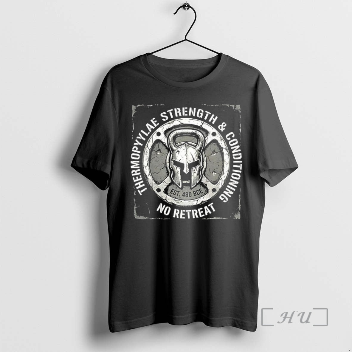 Officials Thermopylae Strength Conditioning No Retreat Est 480 Bce Logo T-Shirts, Hoodie, Sweatshirt - T-Shirt, Sweatshirt, Hoodie
