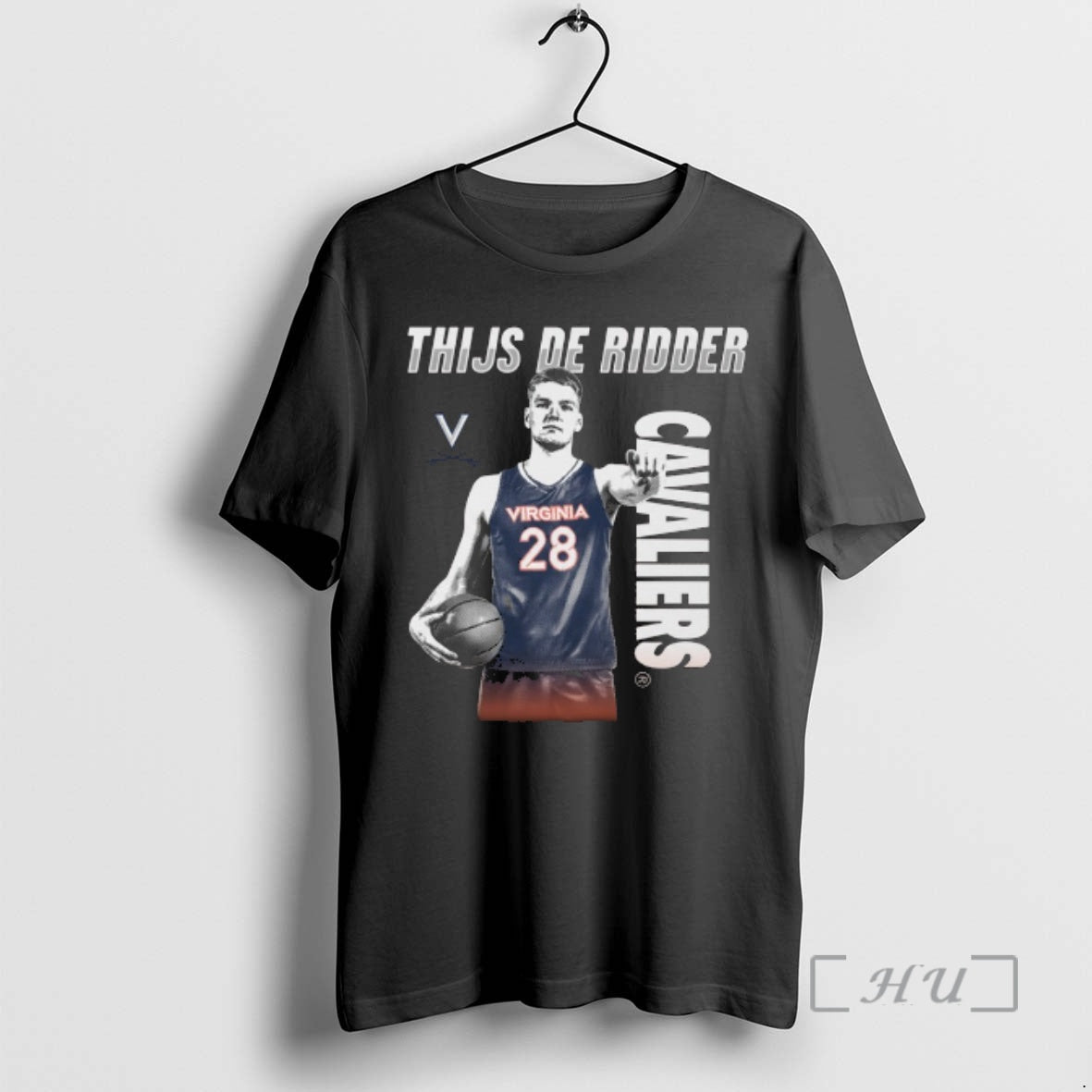Thijs De Ridder Virginia Cavaliers Basketball Illustrated T-Shirts, Hoodie, Sweatshirt - T-Shirt, Sweatshirt, Hoodie