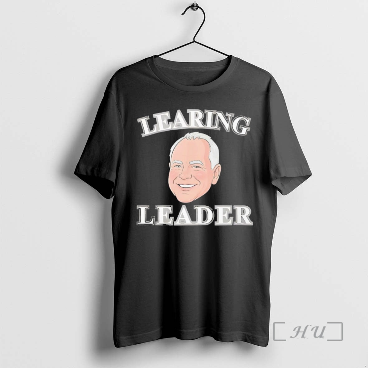 Officials Tim Walz Big Face Cartoon Learning Leader T-Shirts, Hoodie, Sweatshirt - T-Shirt, Sweatshirt, Hoodie