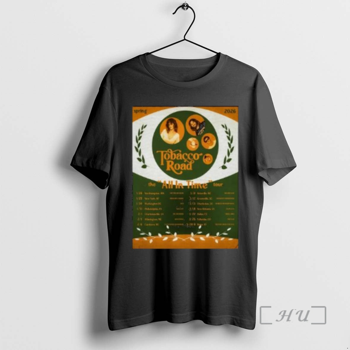 Officials Tobacco Road All Time Tour Spring 2026 Circle Black T-Shirts, Hoodie, Sweatshirt - T-Shirt, Sweatshirt, Hoodie