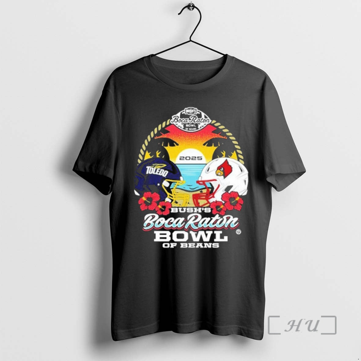 Officials Toledo Rocket Vs Louisville Cardinals Bushs Boca Raton Bowl Beans 2025 Helmet T-Shirts, Hoodie, Sweatshirt - T-Shirt, Sweatshirt, Hoodie