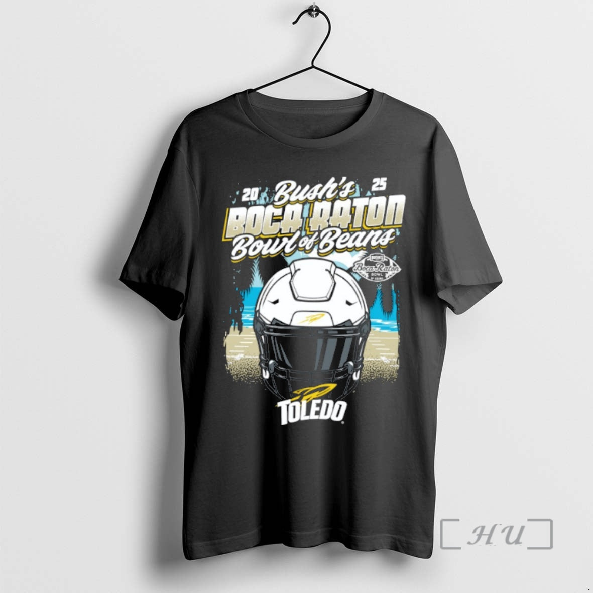 Officials Toledo Rockets 2025 Bushs Boca Raton Bowl Beans Helmet T-Shirts, Hoodie, Sweatshirt - T-Shirt, Sweatshirt, Hoodie