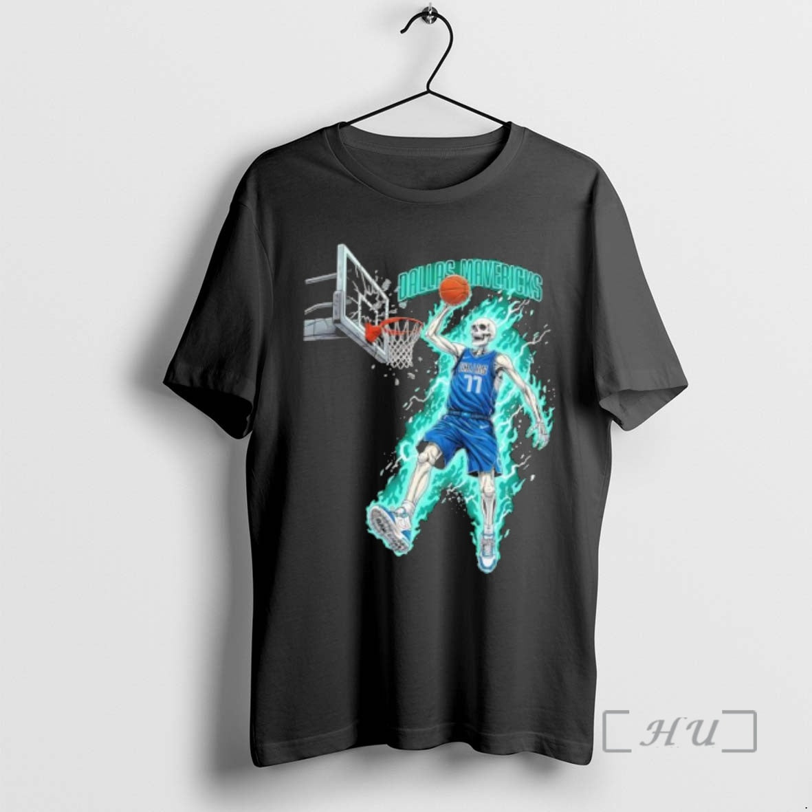 Officials Top Dallas Mavericks Basketball Skeleton Player Fire T-Shirts, Hoodie, Sweatshirt - T-Shirt, Sweatshirt, Hoodie