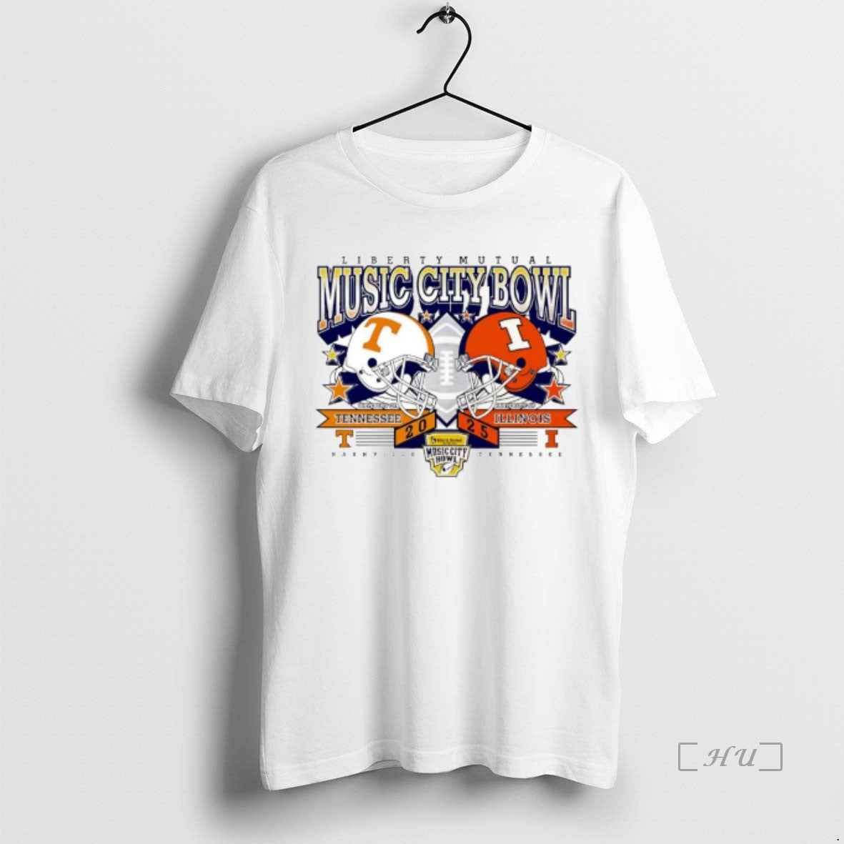 Officials Top Tennessee Volunteers Vs Illinois Fighting Illini Liberty Mutual Music City Bowl 2025 T-Shirts, Hoodie, Sweatshirt - T-Shirt, Sweatshirt, Hoodie