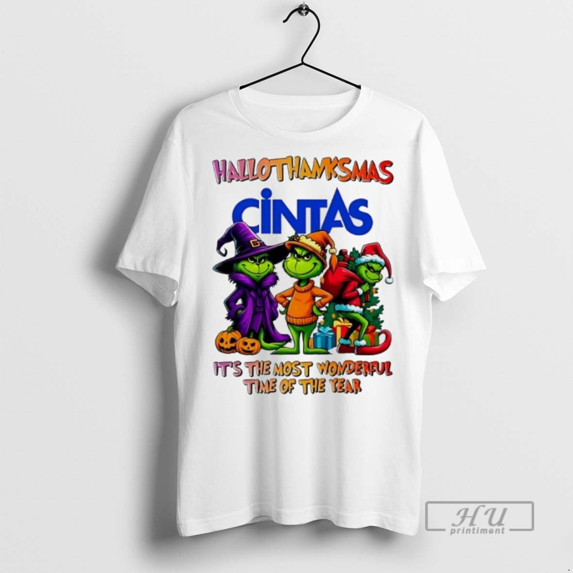 Officials Trending Grinch X Cintas Most Time Year Happy Hallothanksmas T-Shirts, Hoodie, Sweatshirt - T-Shirt, Sweatshirt, Hoodie