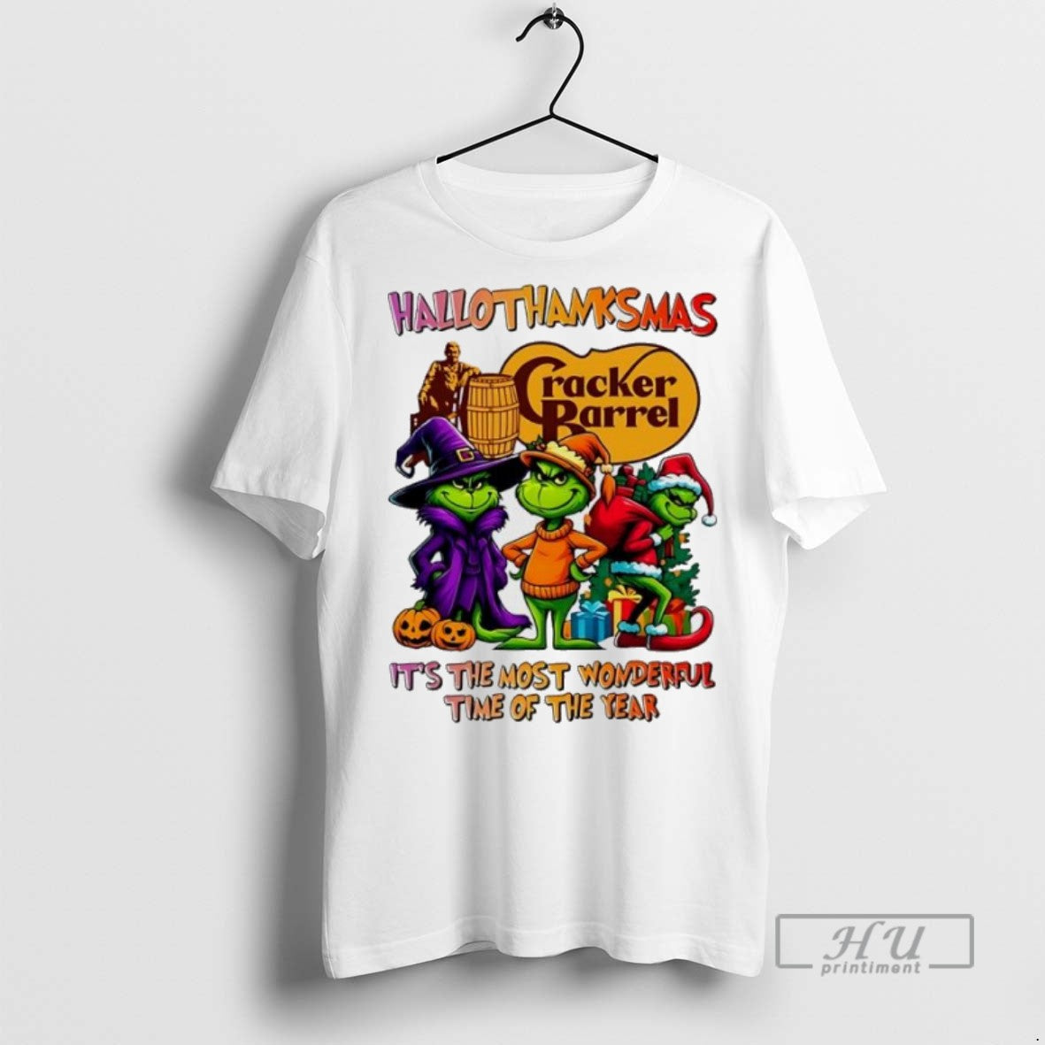 Officials Trending Grinch X Cracker Barrel Most Time Year Happy T-Shirts, Hoodie, Sweatshirt - T-Shirt, Sweatshirt, Hoodie