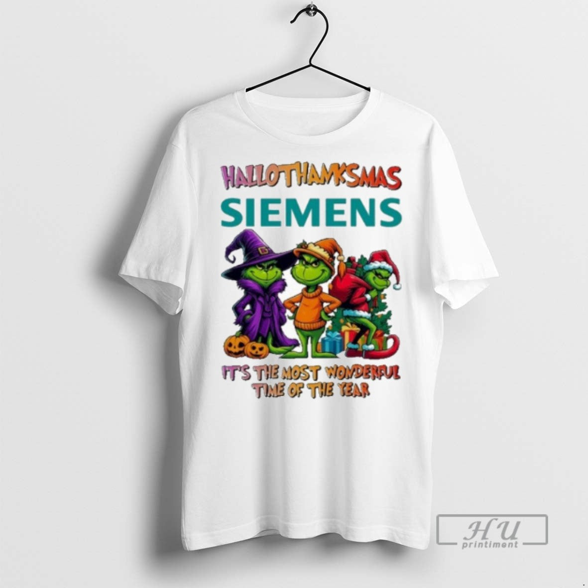 Officials Trending Grinch Siemens Logo Hallothanksmas Most Time Year T-Shirts, Hoodie, Sweatshirt - T-Shirt, Sweatshirt, Hoodie