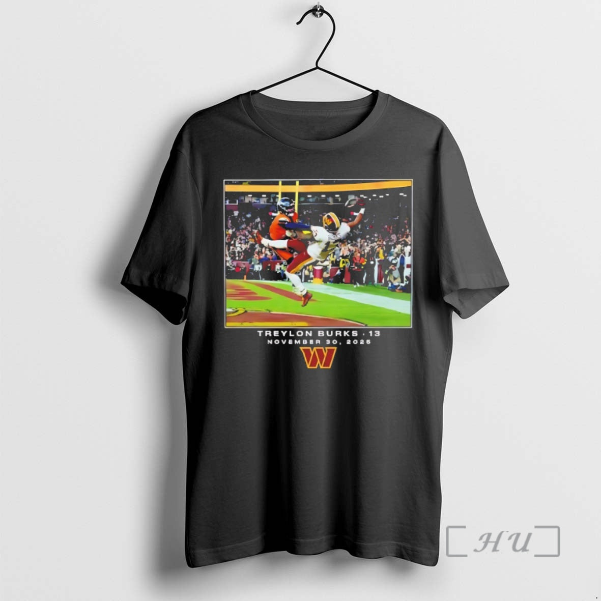 Officials Treylon Burks Washington Commanders Makes 1 Handed T-Shirts, Hoodie, Sweatshirt - T-Shirt, Sweatshirt, Hoodie