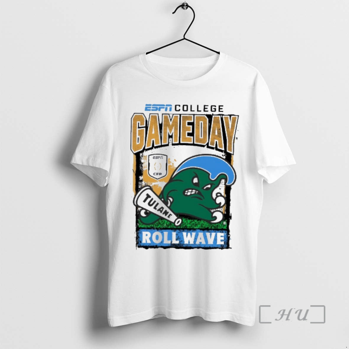 Officials Tulane Green Wave 2025 26 Cfp College Gameday Mascot Roll Wave T-Shirts, Hoodie, Sweatshirt - T-Shirt, Sweatshirt, Hoodie