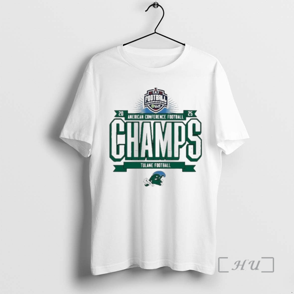 Officials Tulane Green Wave 2025 American Conference Football Champions T-Shirts, Hoodie, Sweatshirt - T-Shirt, Sweatshirt, Hoodie
