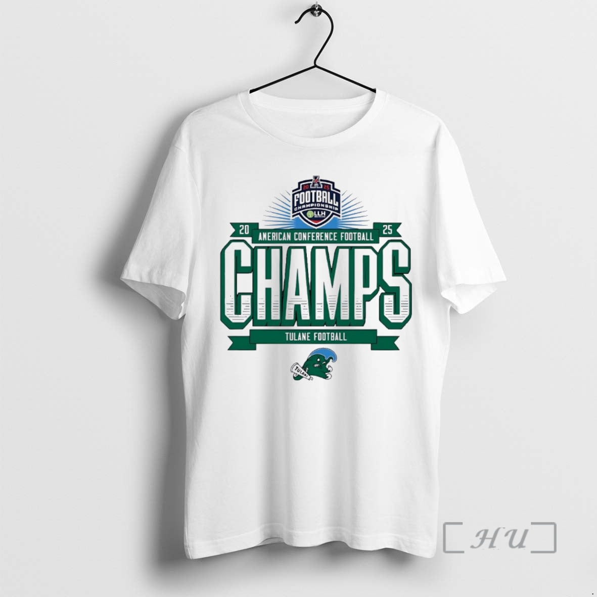 Officials Tulane Green Wave 2025 American Conference Football Champions 2 Sided T-Shirts, Hoodie, Sweatshirt - T-Shirt, Sweatshirt, Hoodie