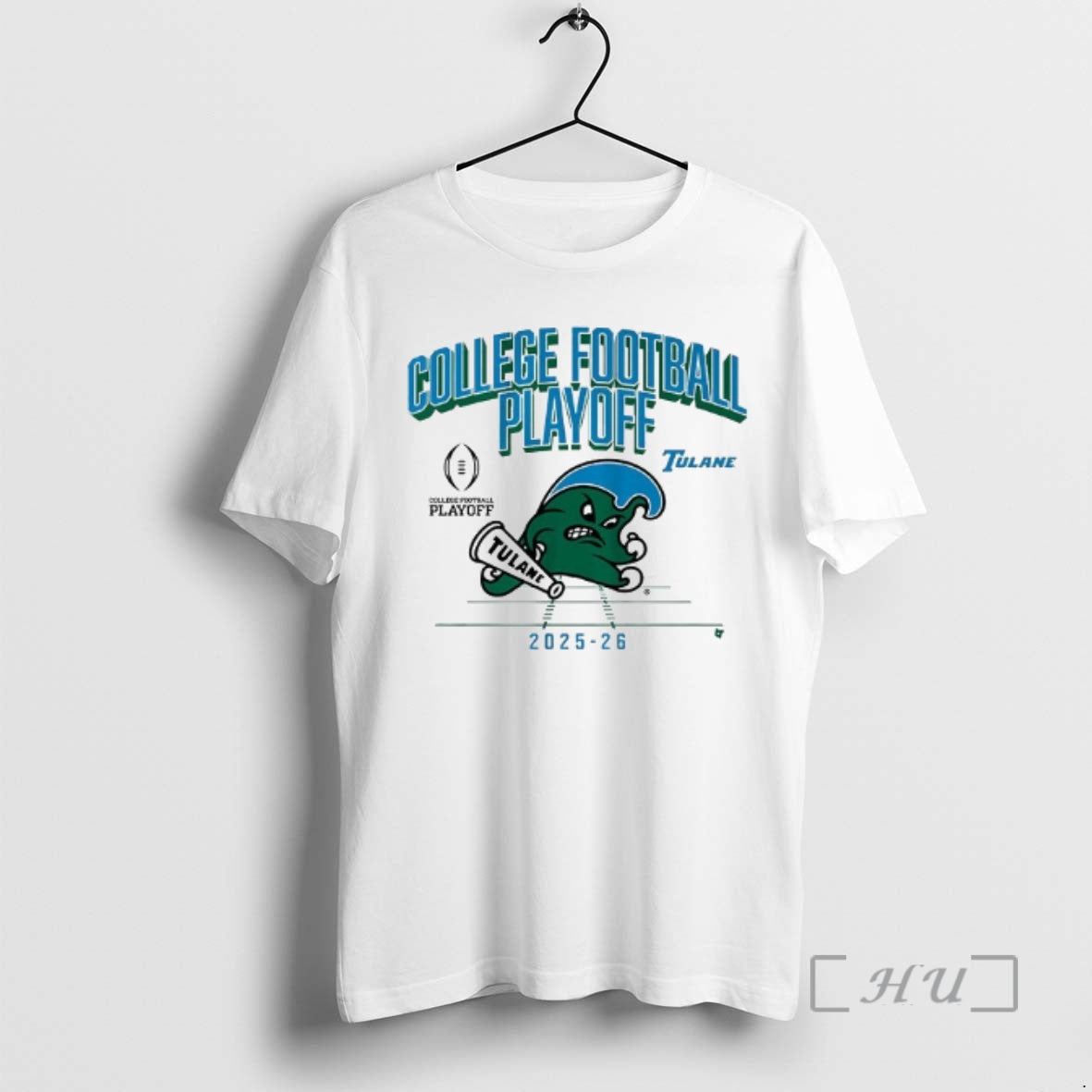 Officials Tulane Green Wave Football 2025 26 Cfp Mascot T-Shirts, Hoodie, Sweatshirt - T-Shirt, Sweatshirt, Hoodie