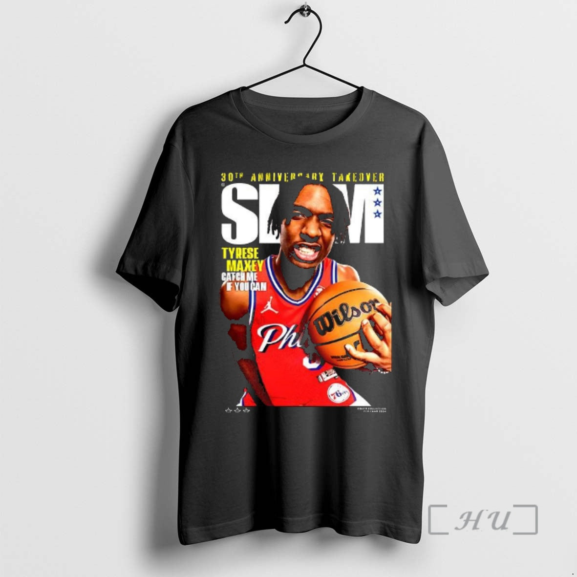 Officials Tyrese Maxey Philadelphia 76ers Nba Slam 30th Anniversary Takeover T-Shirts, Hoodie, Sweatshirt - T-Shirt, Sweatshirt, Hoodie