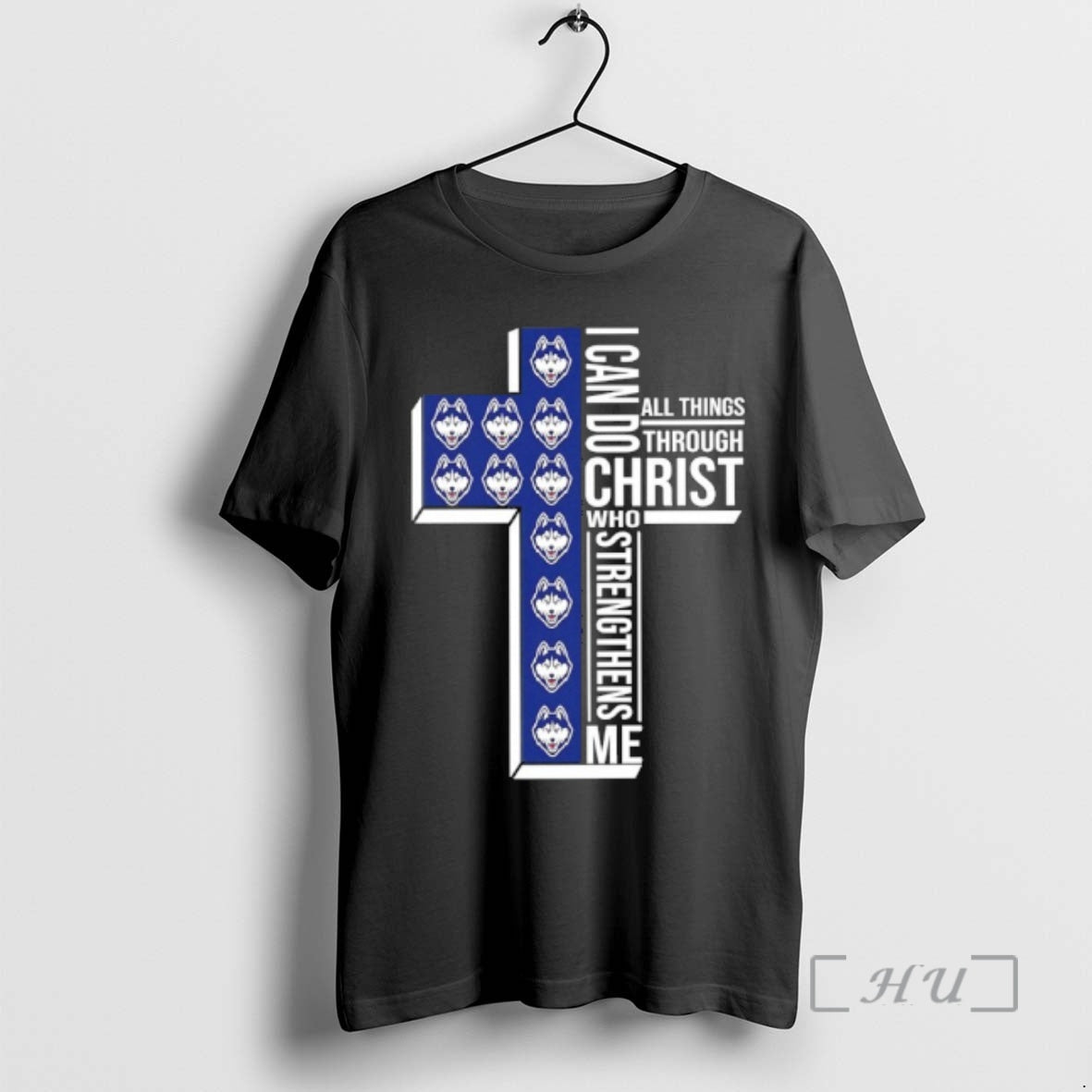 Officials Uconn Huskies Basketball I Can All Things Do Through Christ Who Strengthens Me T-Shirts, Hoodie, Sweatshirt - T-Shirt, Sweatshirt, Hoodie