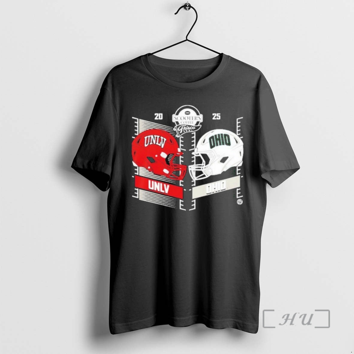 Officials Unlv Rebels Vs Ohio Bobcats Scooters Coffee Frisco Bowl 2025 Helmet Match Ford Center T-Shirts, Hoodie, Sweatshirt - T-Shirt, Sweatshirt, Hoodie