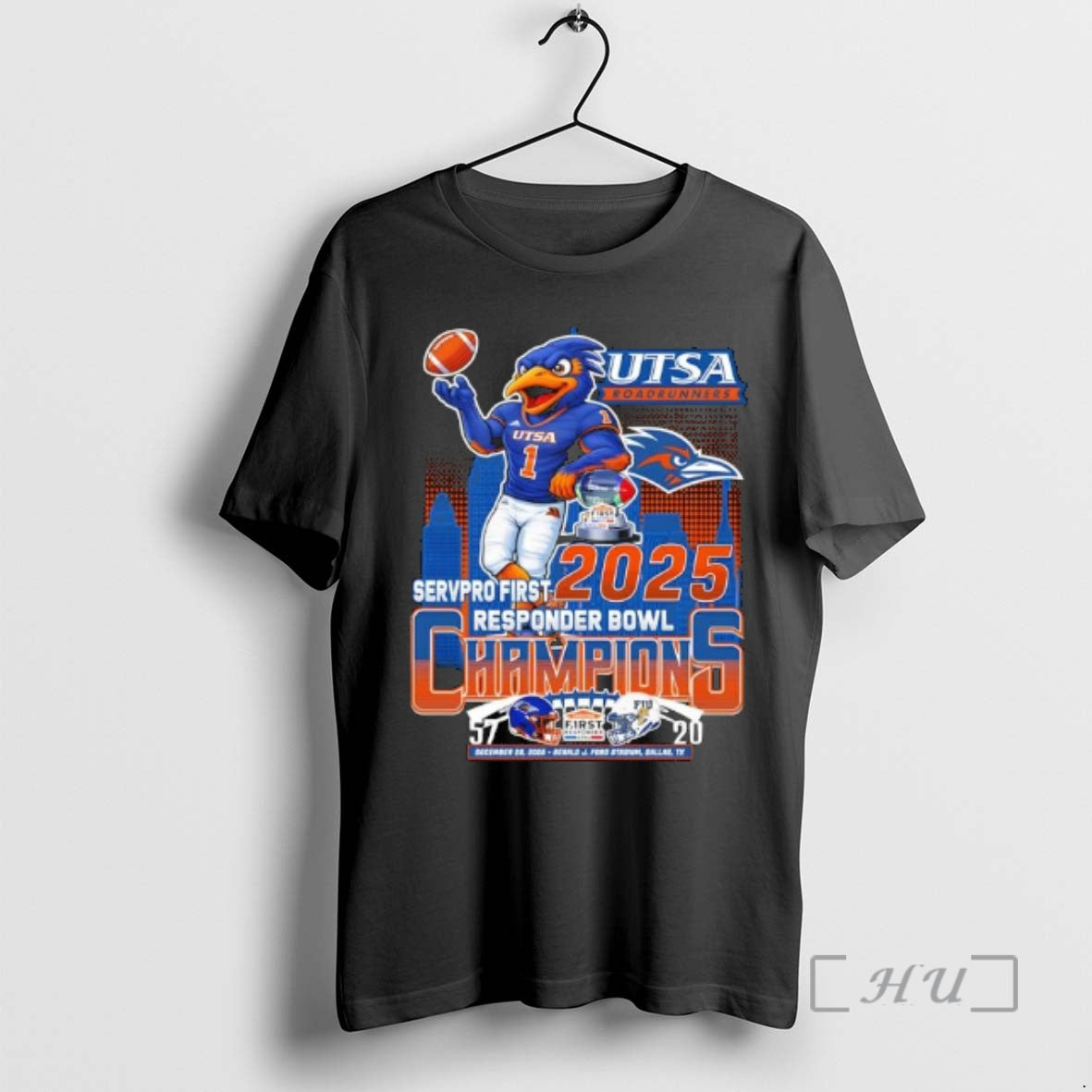 Officials Utsa Roadrunners Mascot Servpro First Responder Bowl Champions 2025 T-Shirts, Hoodie, Sweatshirt - T-Shirt, Sweatshirt, Hoodie