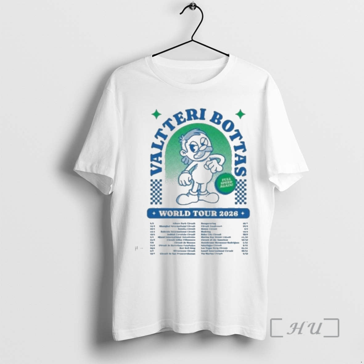 Officials Valtteri Bottas World Tour 2026 Full Speed Again Racing T-Shirts, Hoodie, Sweatshirt - T-Shirt, Sweatshirt, Hoodie