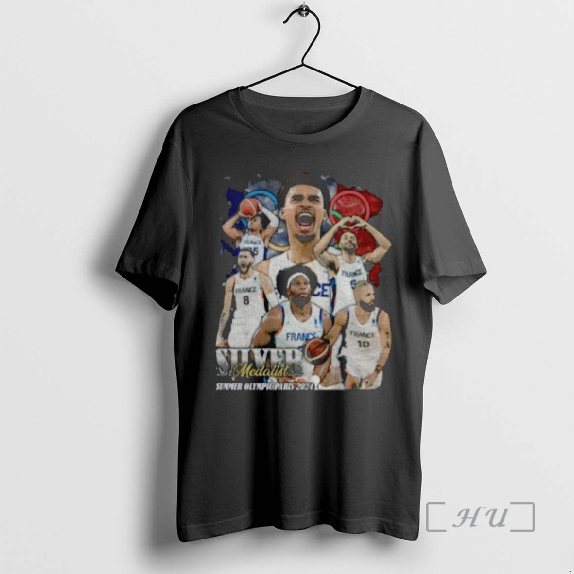 Officials Victor Wembanyama San Antonio Spurs Silver Medalist Summer Olympic Paris 2025 T-Shirts, Hoodie, Sweatshirt - T-Shirt, Sweatshirt, Hoodie