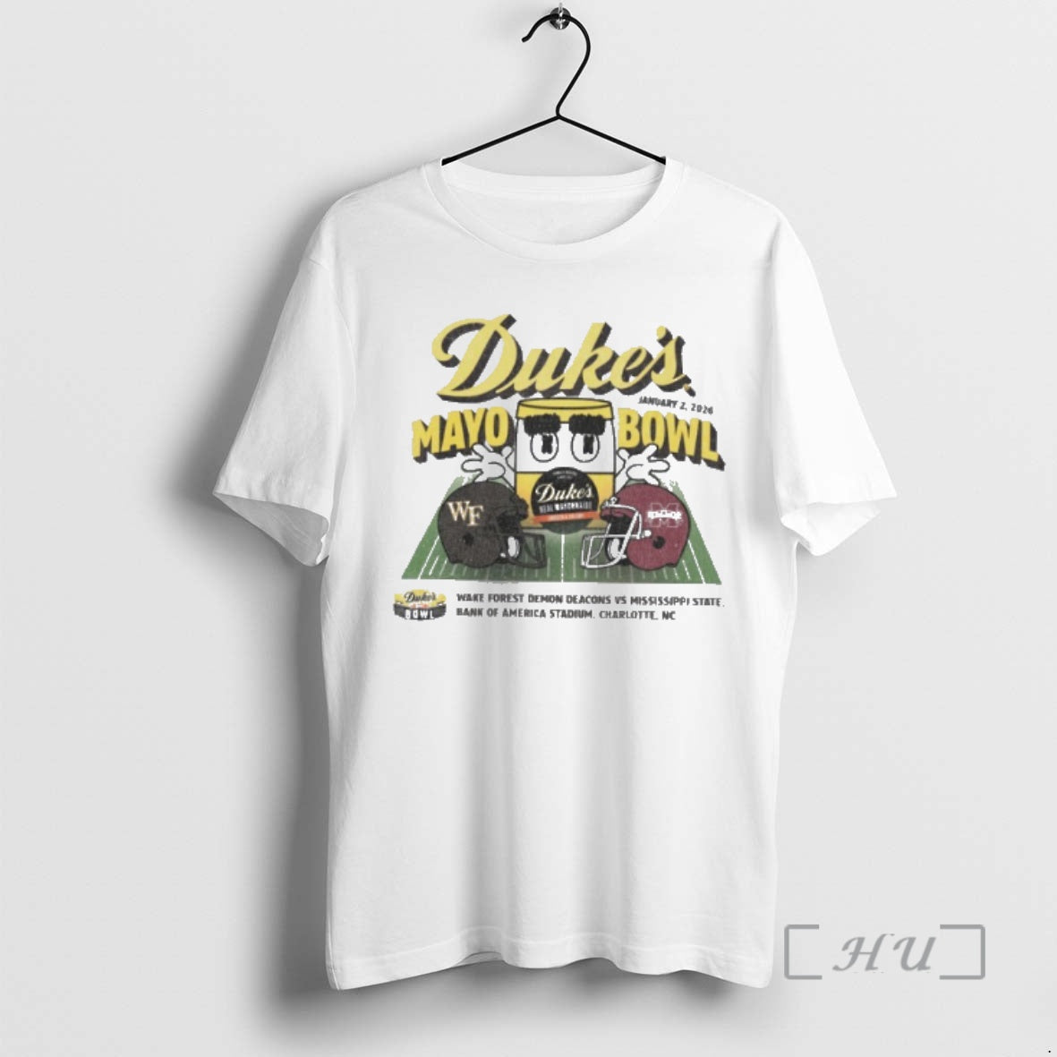 Officials Wake Forest Demon Deacons Vs Mississippi State 2026 Dukes Mayo Bowl Helmet Helmet T-Shirts, Hoodie, Sweatshirt - T-Shirt, Sweatshirt, Hoodie